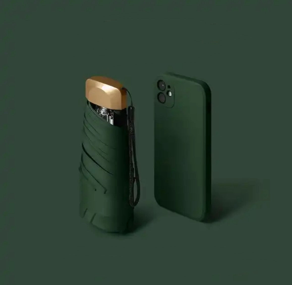 Kompakter Mini-Regenschirm – Tragbarer Regen- und Sonnenschutz für Unterwegs