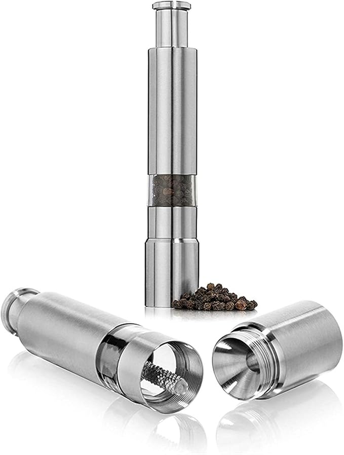 GourmetEssence Luxus Pfeffer- und Salzmühle | Elegante Mühle für perfekt gewürzte Gerichte