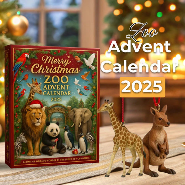 ZooYule | Fröhliche Weihnachten Zoo Adventskalender 2025 Festliche Countdown