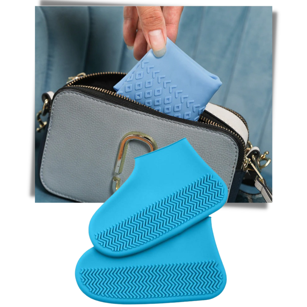 1 Paar wasserdichte Silikonschuhüberzüge