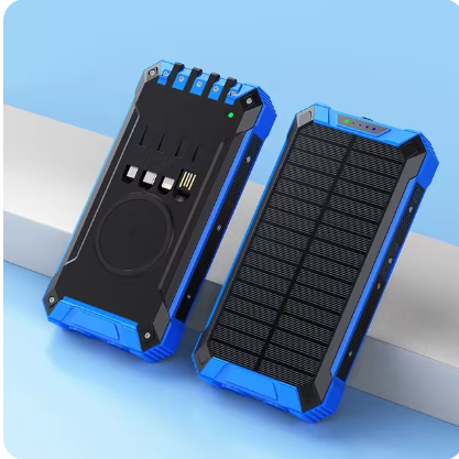 Solarbetriebene PowerBank | Tragbares Wasserdichtes Solarladegerät
