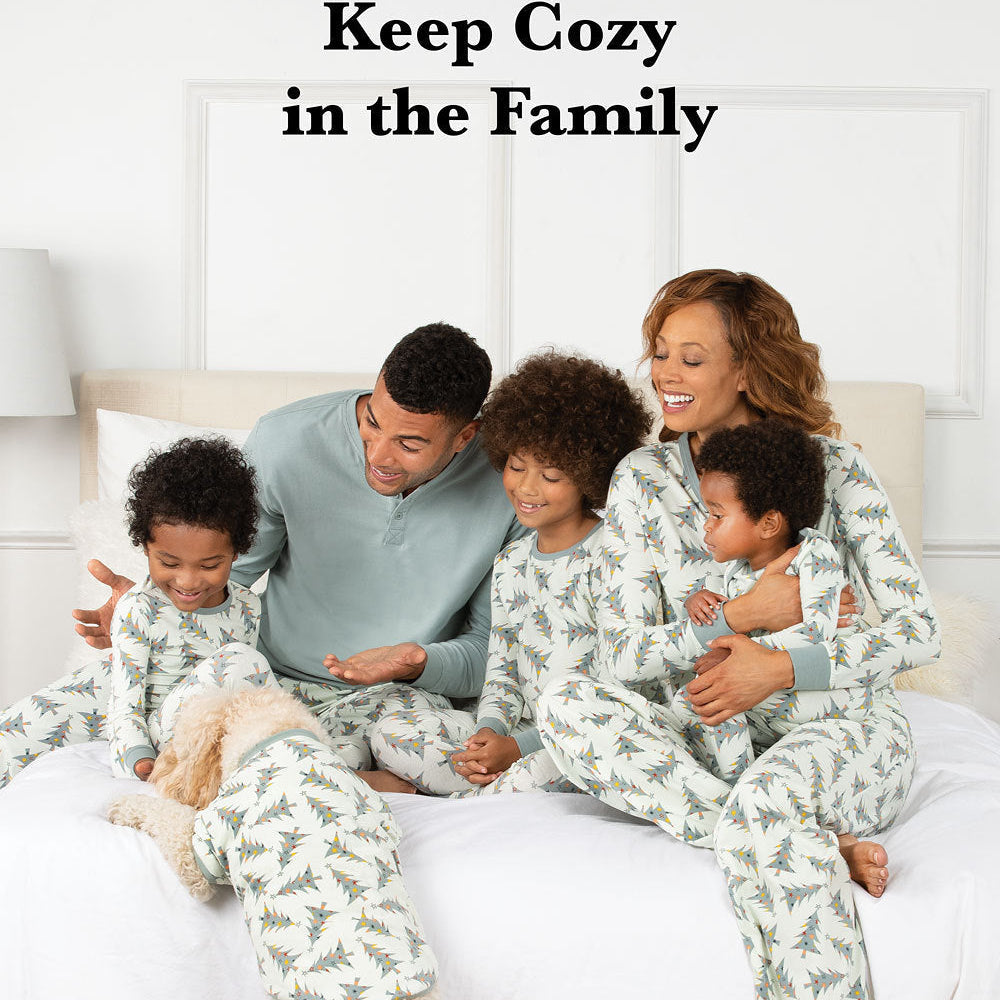 Gemütliche Weihnachtsstechpalmen-Bäume Passende Familien-Weihnachtspyjamas