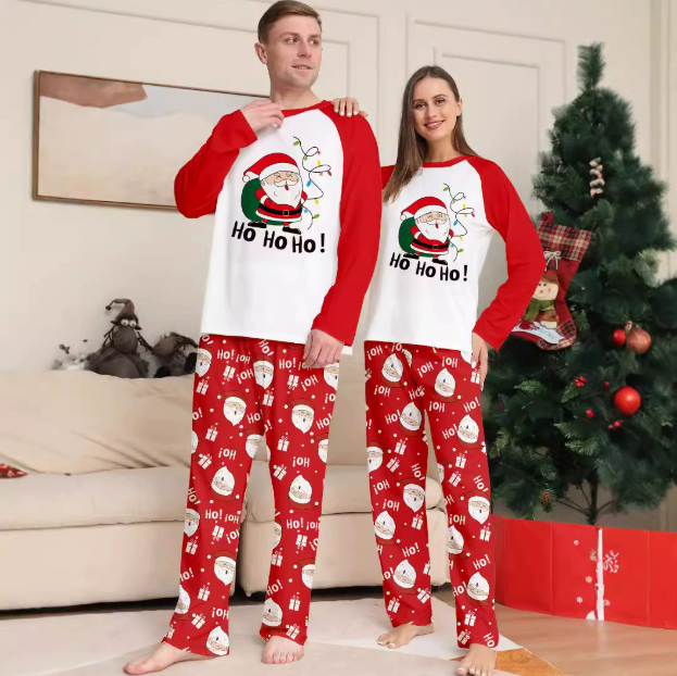 XmasJams | Familien Weihnachts-Pyjama Set für Eltern und Kinder Festkollektion
