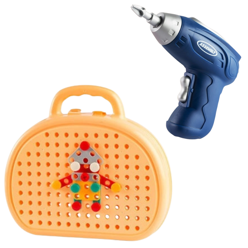 Bildungs-Puzzle-Spielzeug und Bohrset