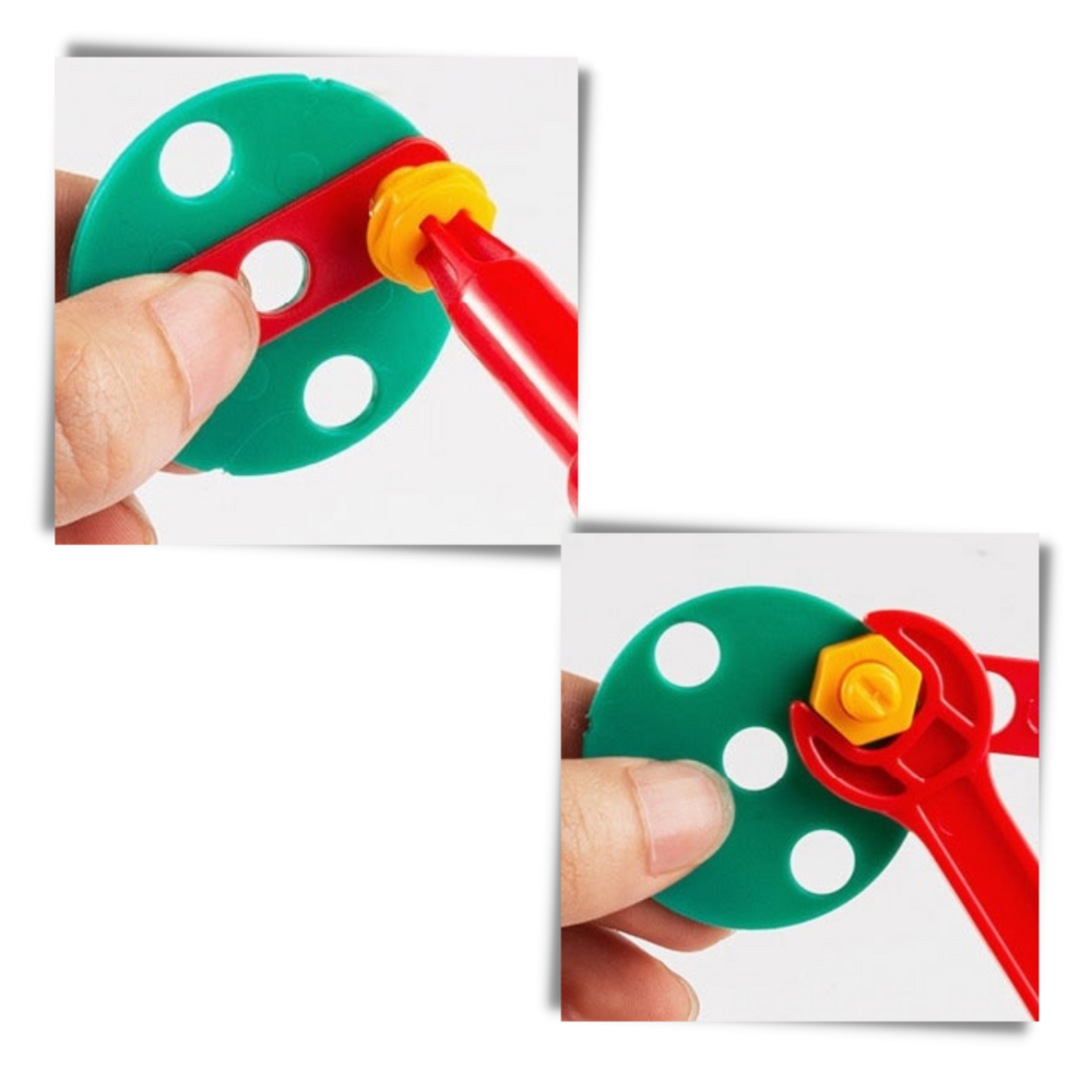 Bildungs-Puzzle-Spielzeug und Bohrset