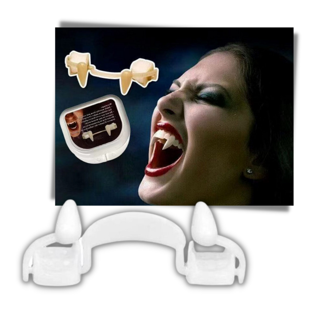 Einfahrbare Vampirzähne