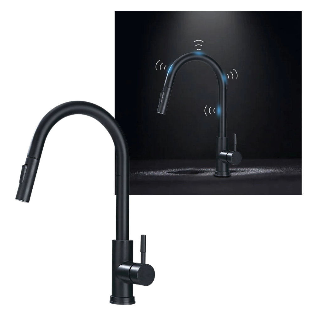 Flexibler Küchenwasserhahn mit Sensor