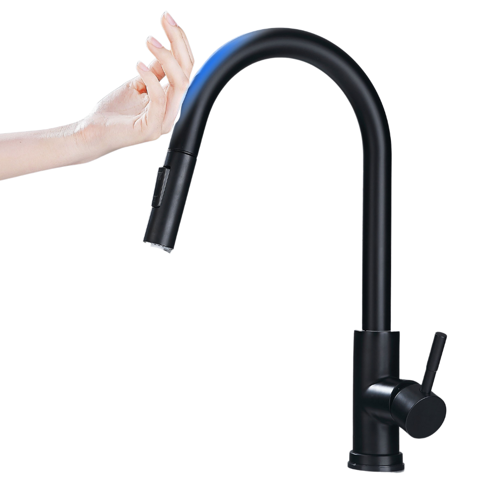 Flexibler Küchenwasserhahn mit Sensor