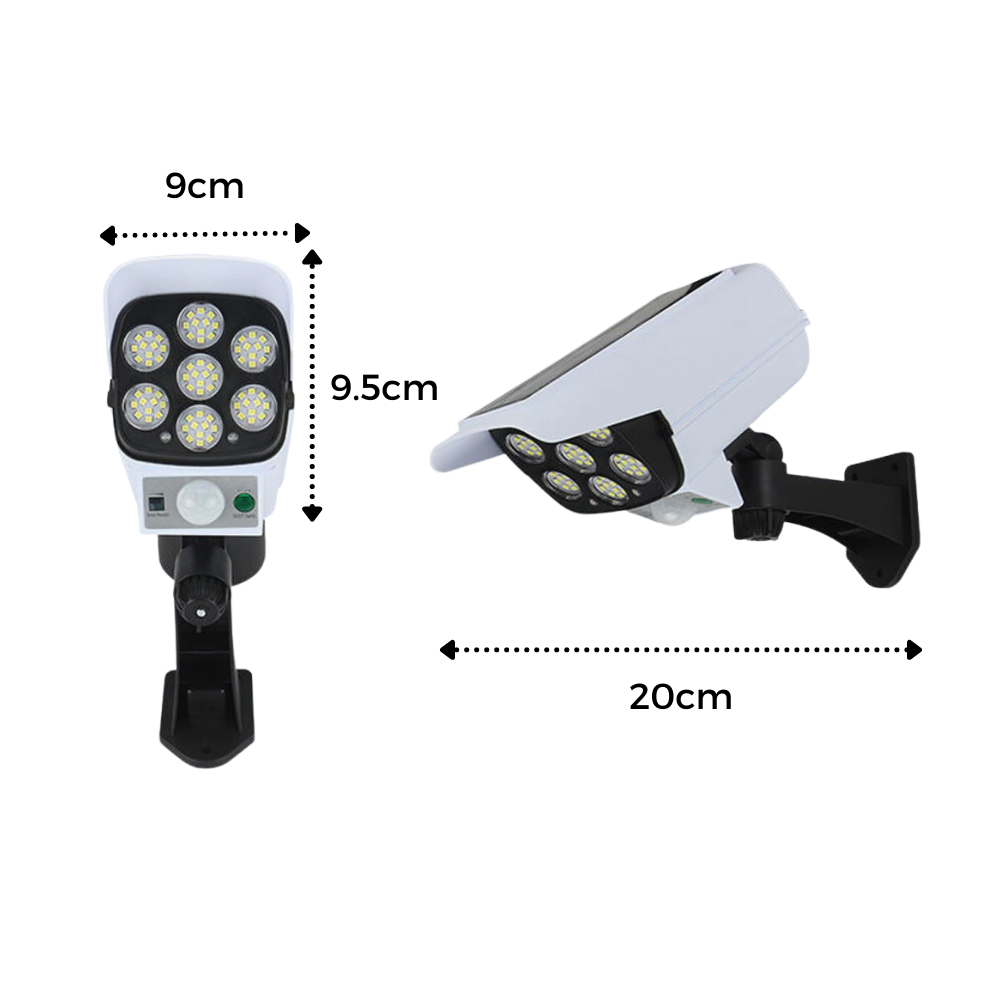 Solar-Bewegungsmelder-LED-Lampe