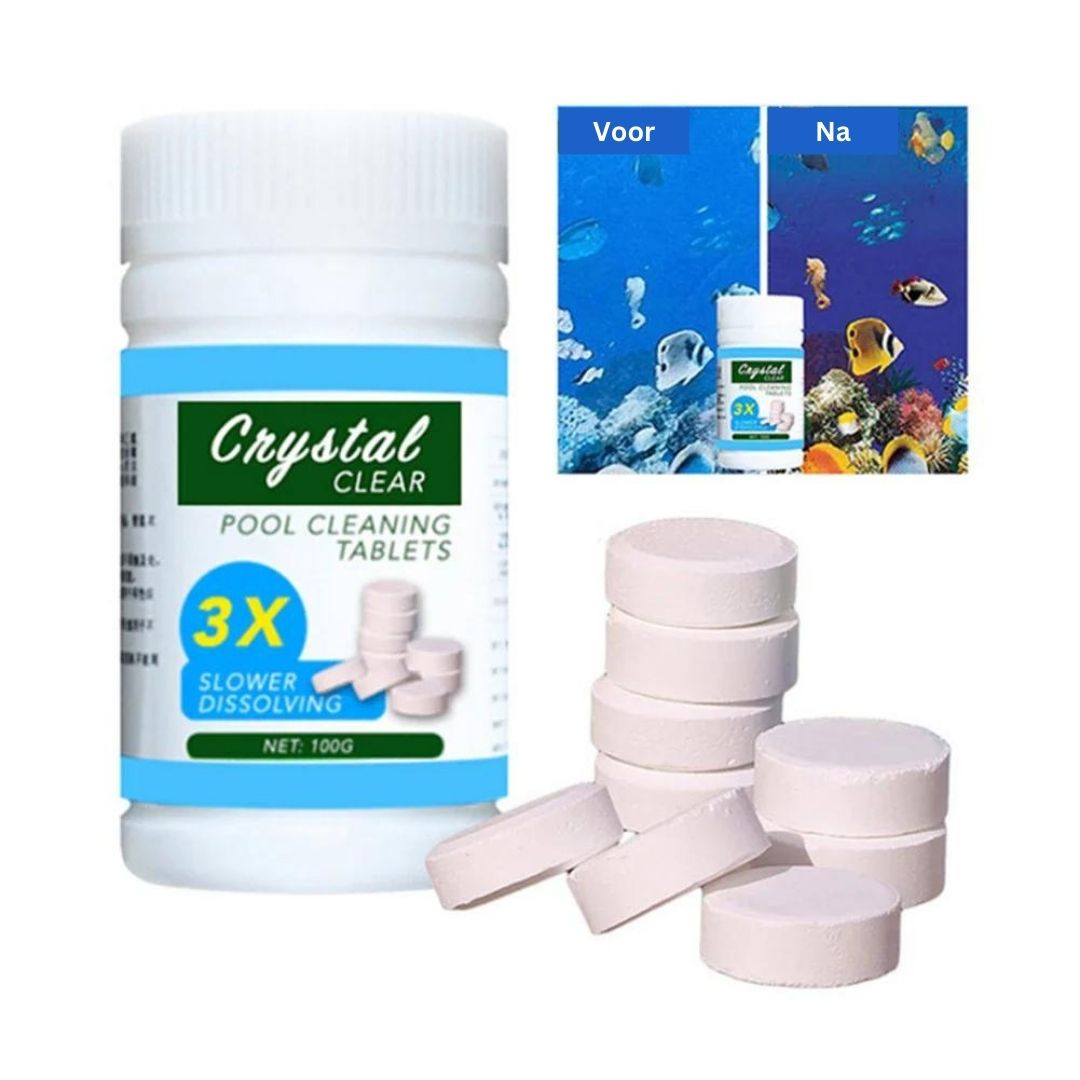 WhirlPool Tabletten | Lassen Sie das Wasser in kürzester Zeit wieder strahlen | 100 Stück