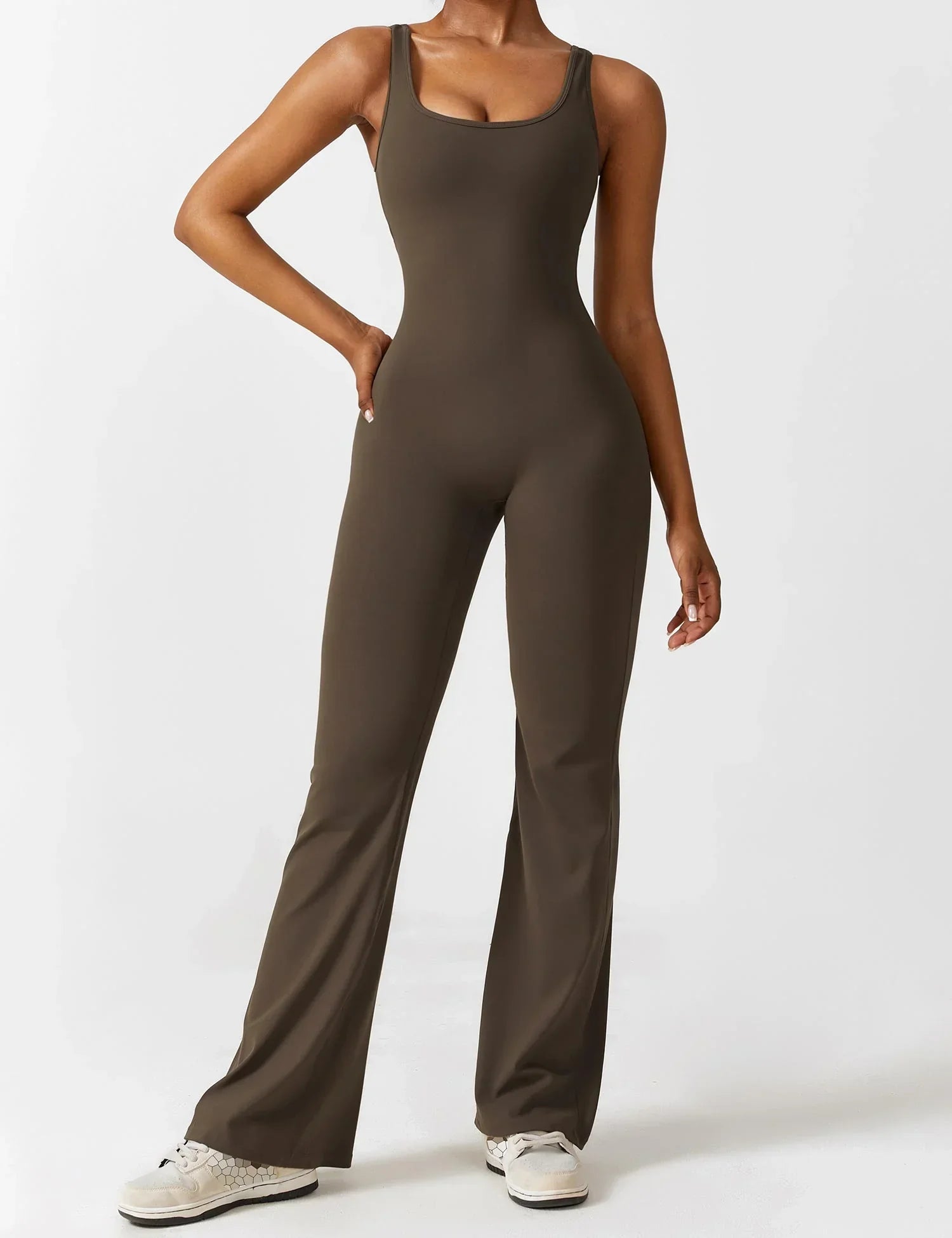 Kyliams | Enganliegender Jumpsuit mit weitem Bein