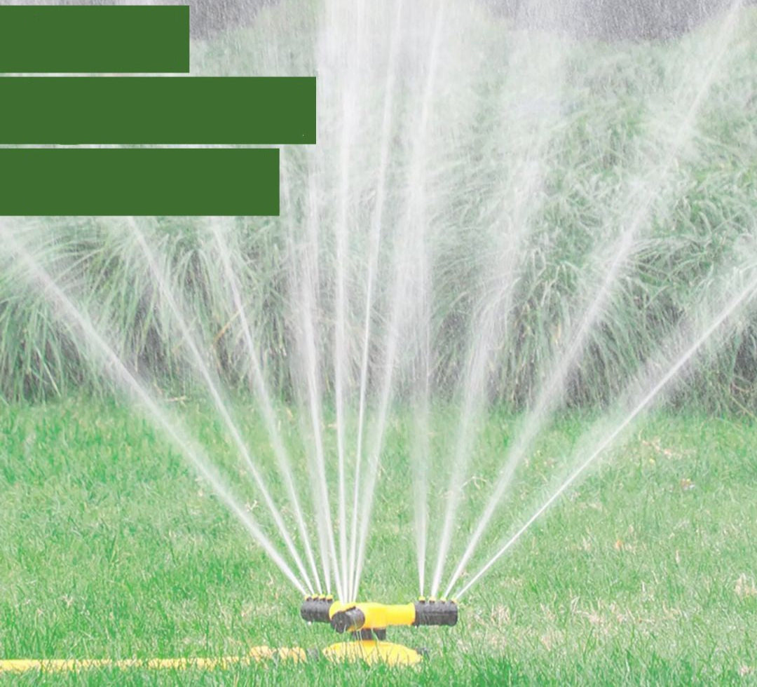 AquaLux 360º Sprinklersystem | Automatische Bewässerungslösung mit einem verstärkten 15M Schlauch für optimale Gartenpflege