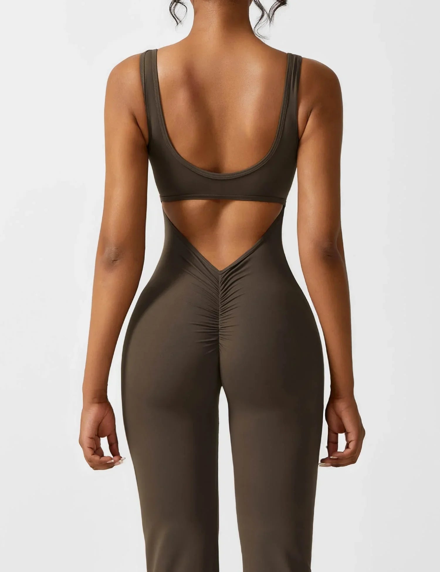Kyliams | Enganliegender Jumpsuit mit weitem Bein