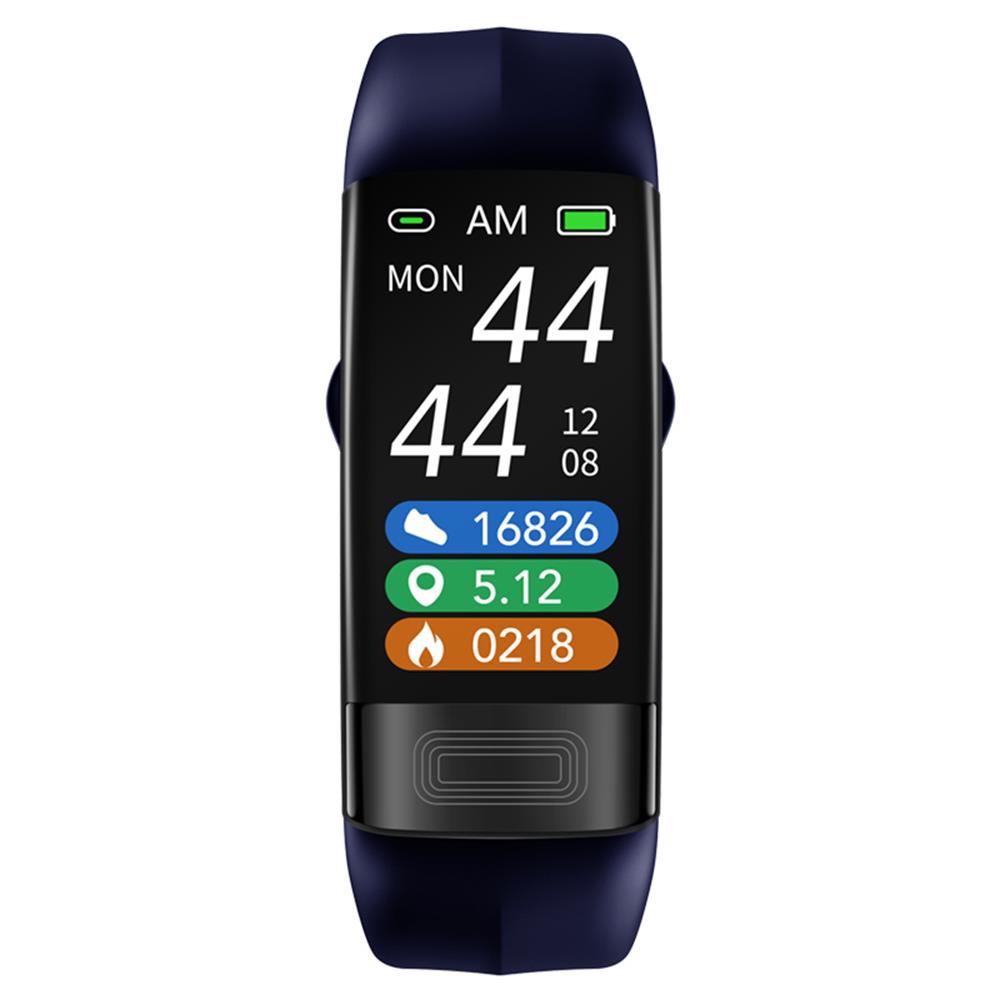 Schlanke Armbanduhr mit Herzfrequenzmesser, ECG und Schlaftracker