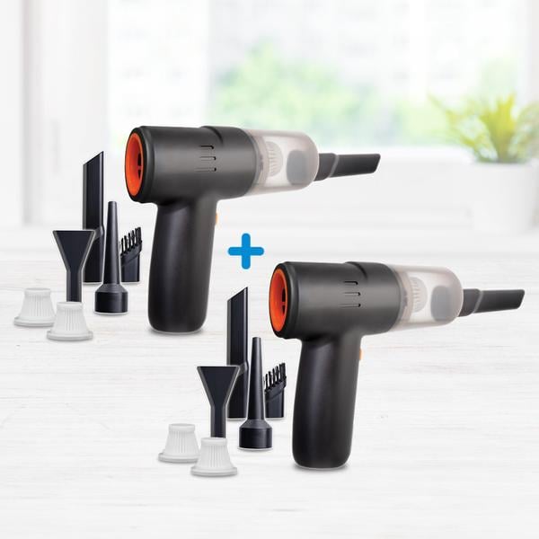 LuxuraClean PocketVac Pro 2-in-1 Handstaubsauger | Leistungsstarker Staubsauger mit Blasfunktion für ultimative Vielseitigkeit
