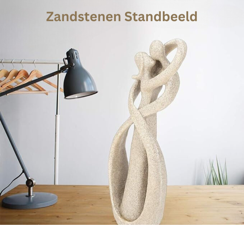 Ewige Umarmung | Abstrakte Skulptur | Zeitlose Liebe | Einzigartiges Geschenk