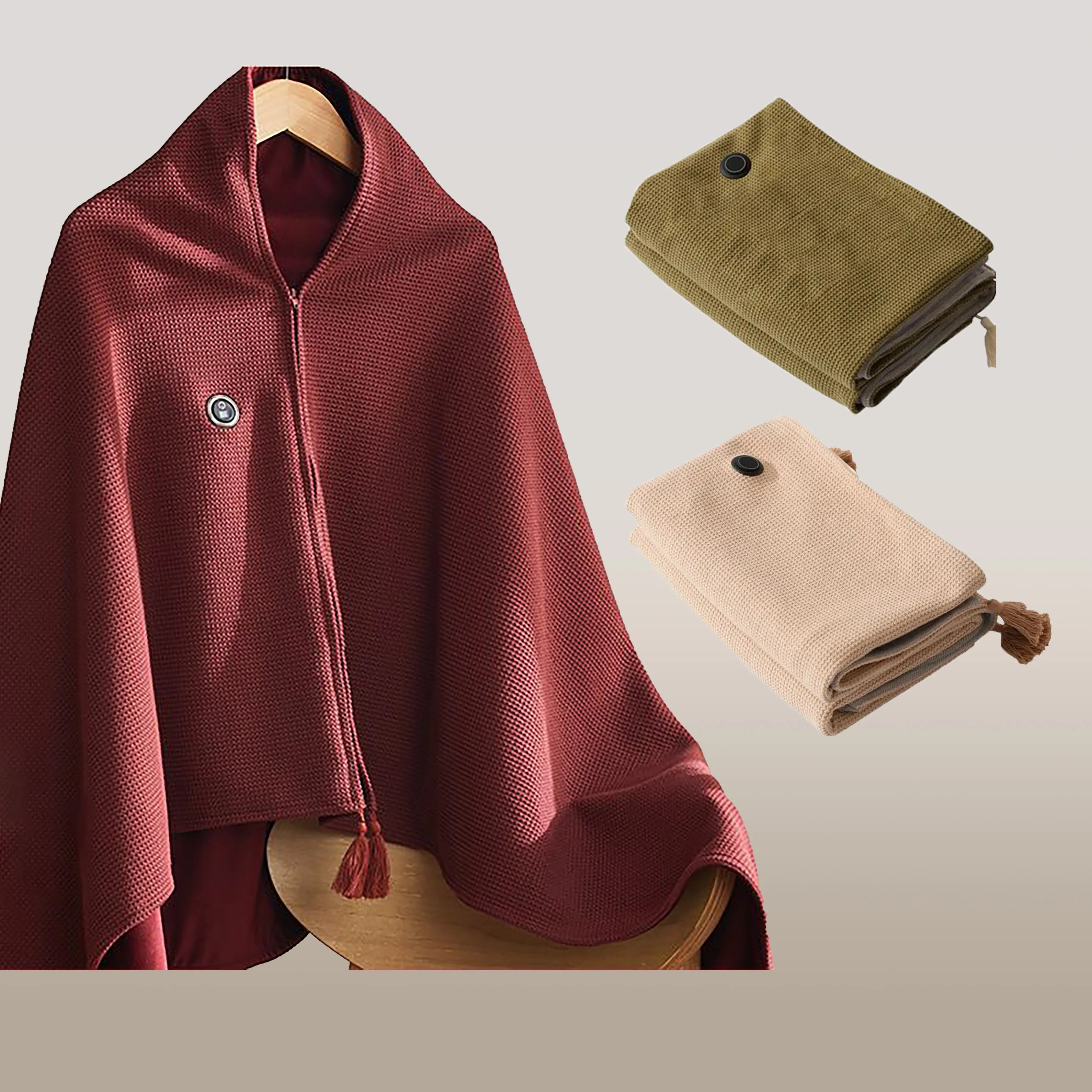 CozyHeat Tragbare Heizdecke | Sofortige Wärme überall