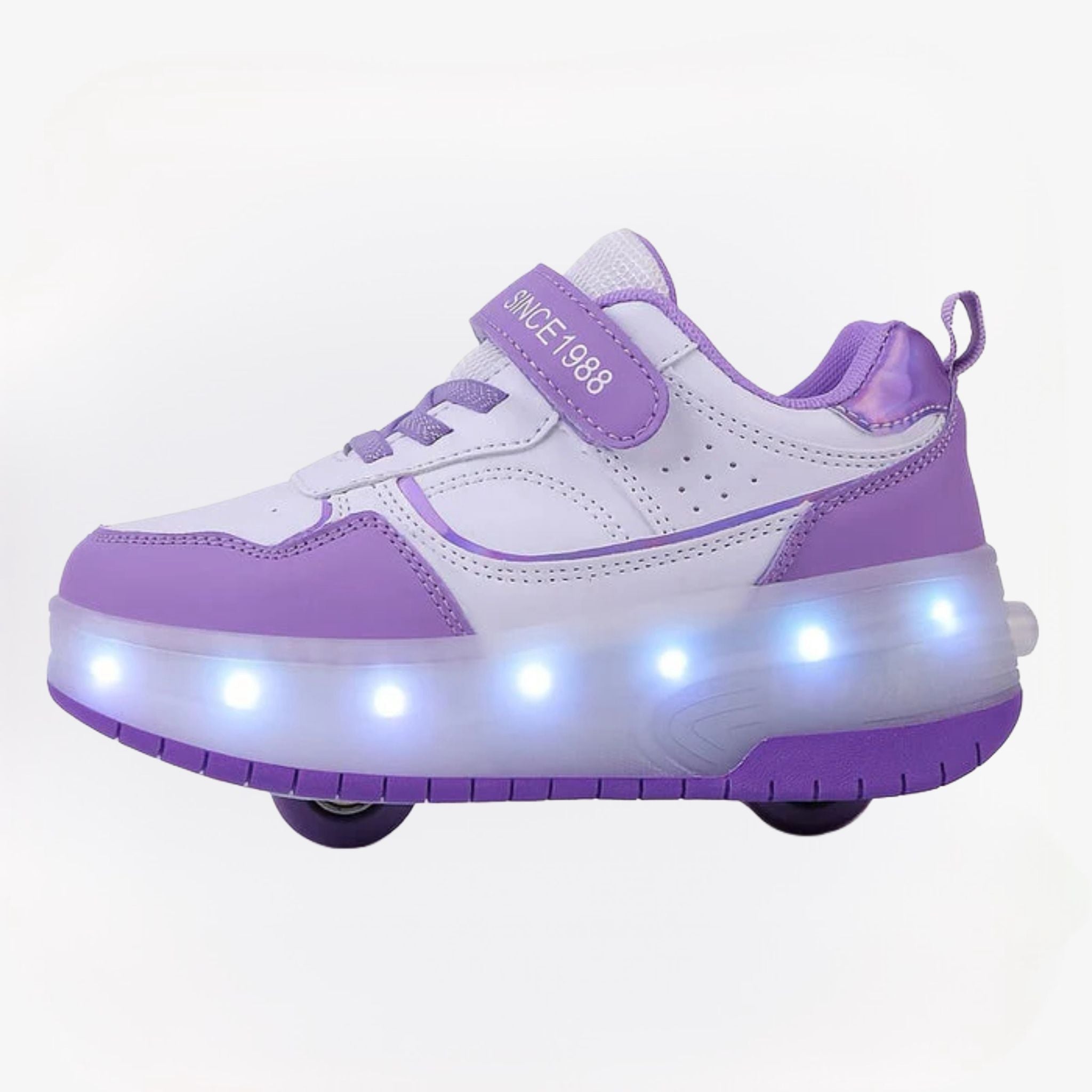 LightGlide Kindersneaker – LED-Schuhe mit ausziehbaren Rollen