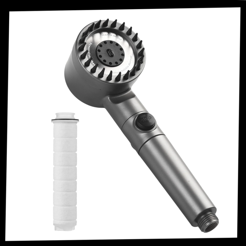 4-in-1 Hochdruck-Duschkopf