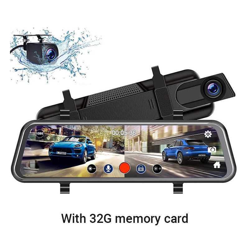 LuxAuto Elite 10" HD Touchscreen Recorder | Multifunktionaler Auto-Recorder mit fortschrittlichen Funktionen