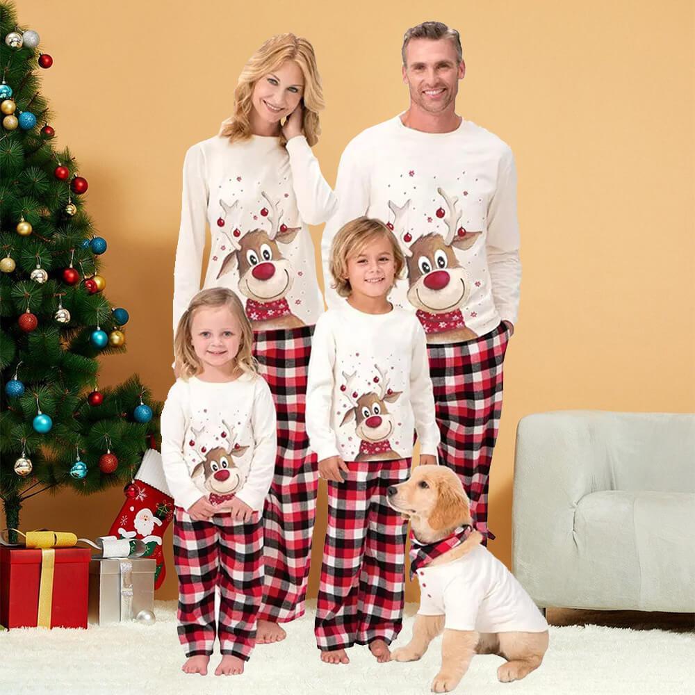 Klassen Rentier Matching Familie Weihnachten Pyjamas