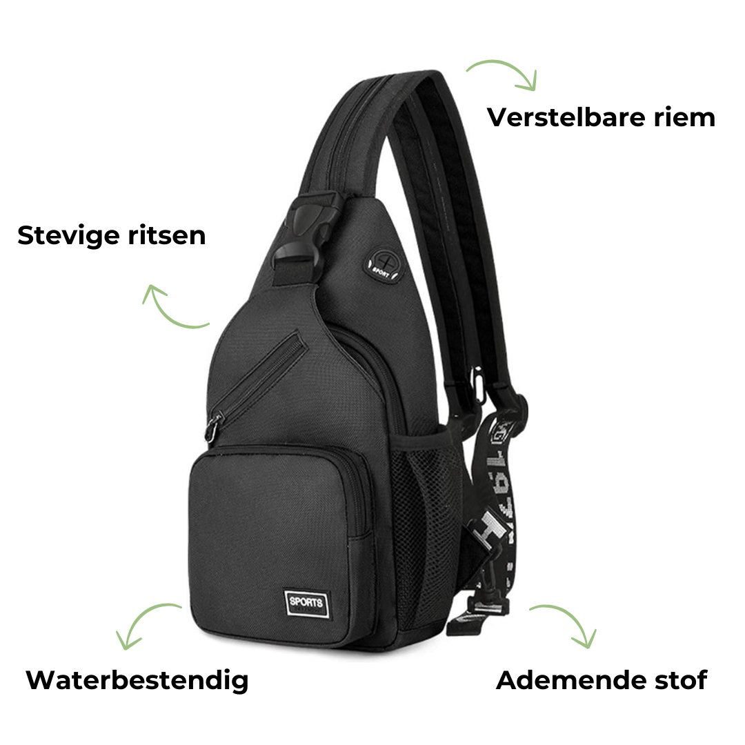 Damen Crossbody Tasche - Canvas Outdoor Schultertasche mit mehreren Trageoptionen