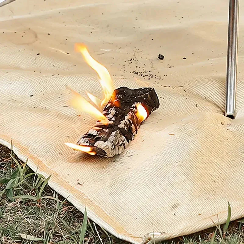 Feuerfeste Matte - Schutz für BBQ & Feuerschale