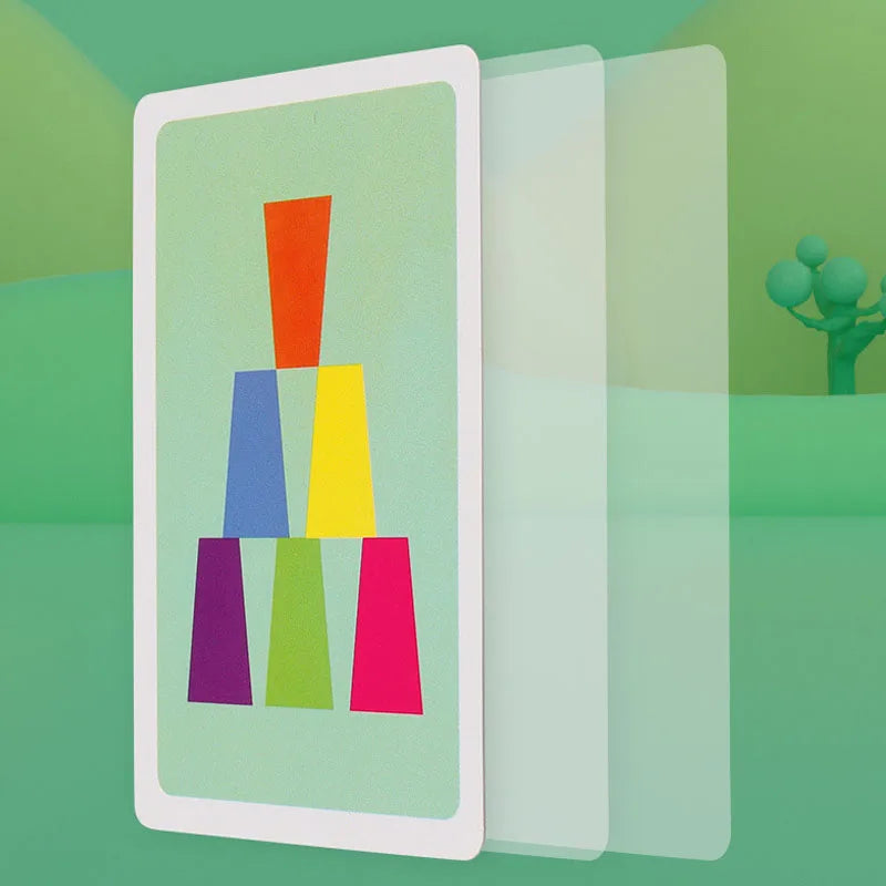 Montessori Stapelbecher Bildungs-Spielzeug