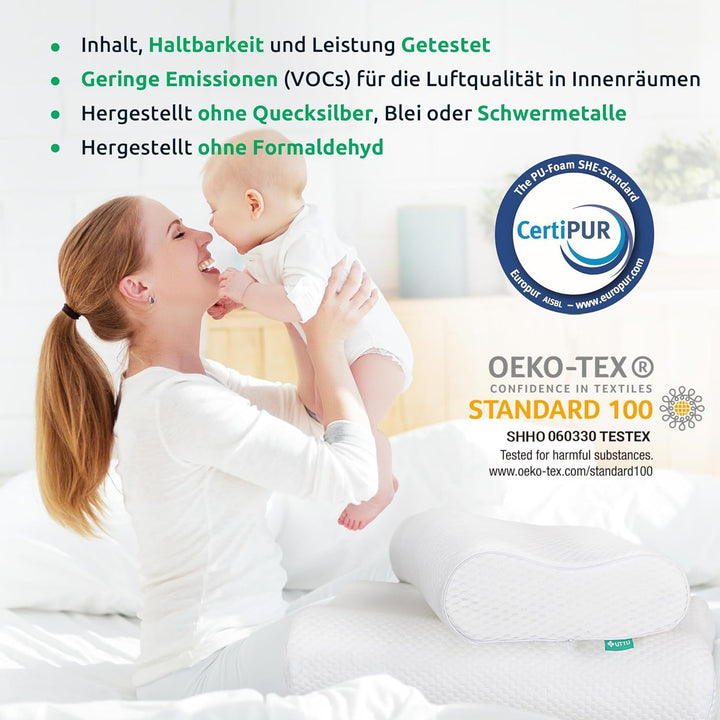 Orthopädisches Ergonomisches Nackenkissen für Komfortables Schlafen