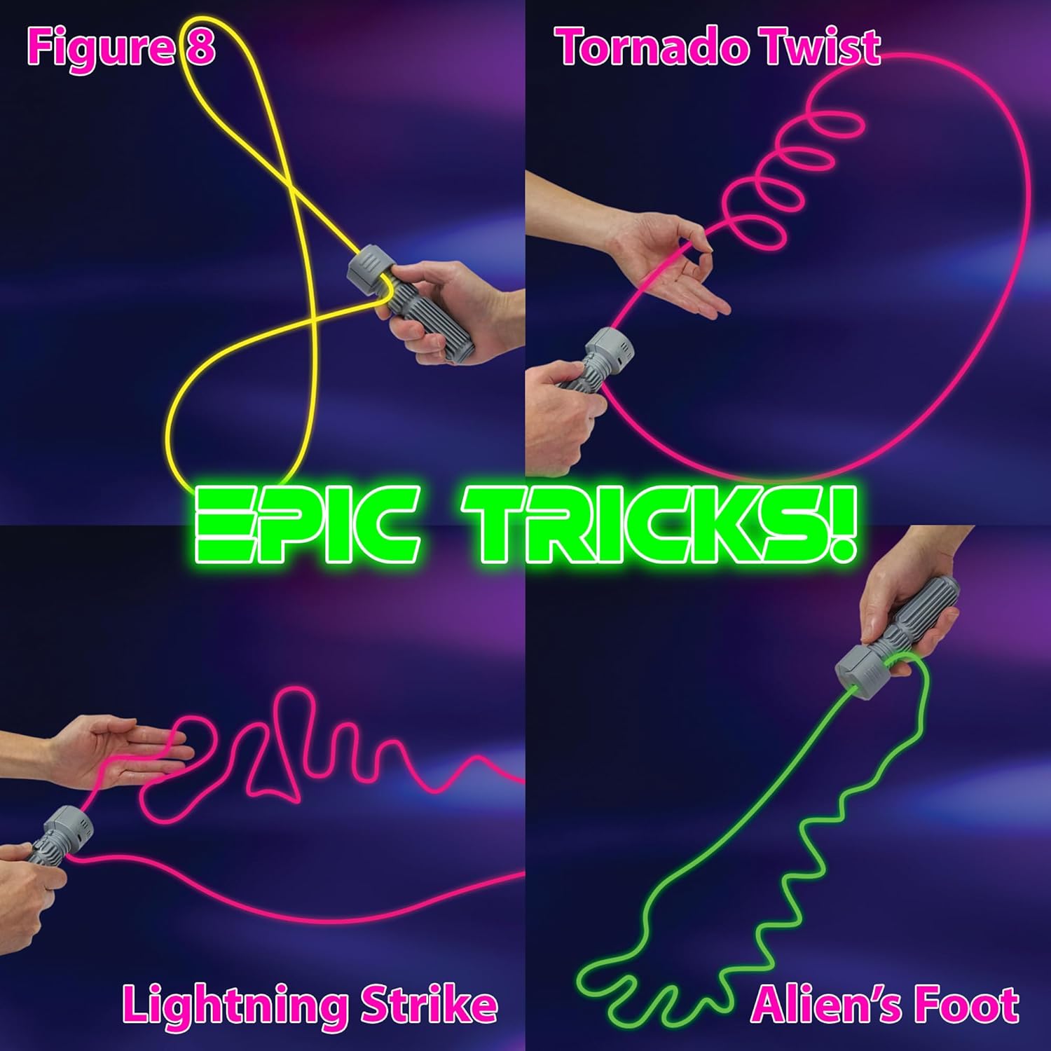 GlowLasso Seilspiel | Erleuchte den Spaß!