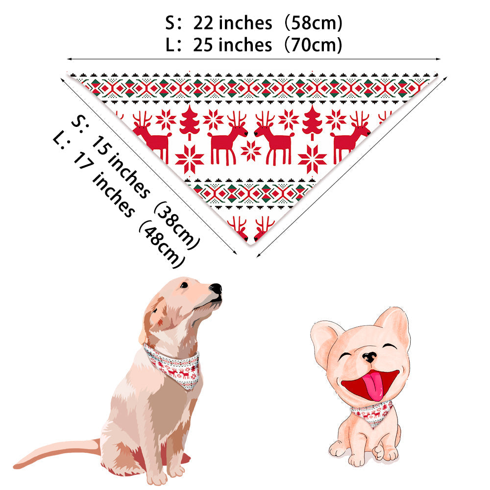 Klassisches Weihnachts-Reh-Print Passende Familien-Weihnachtspyjamas - Hundepyjamas enthalten