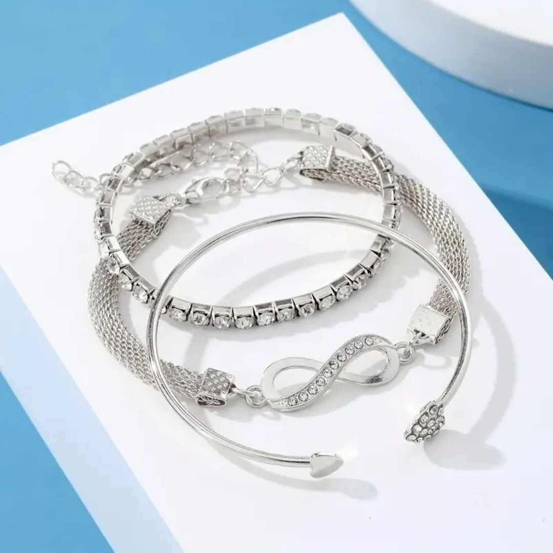 ZeitloseLiebe | 3-Teiliges Armbandset