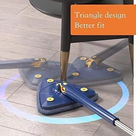 LuxClean Dreieckiger Reinigung Mop | Effizient und vielseitig für ein strahlendes Ergebnis