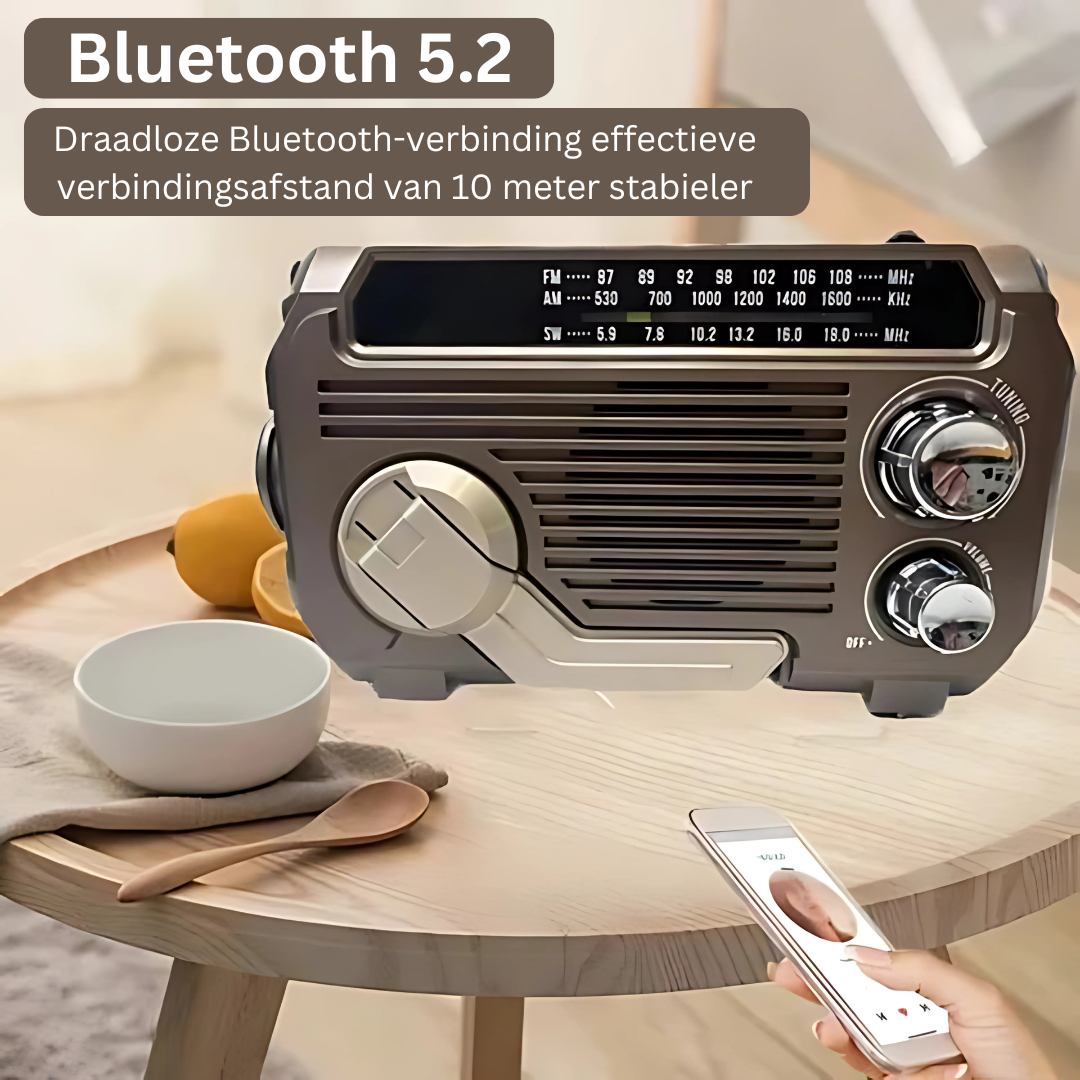 Serein | Noodradio mit Powerbank – elegantes Design – hoch-fidelity Klang – wiederaufladbar