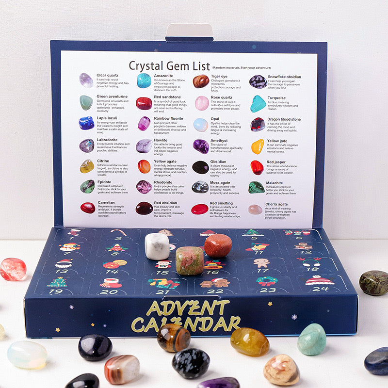 CrystalJoy Adventskalender | Countdown bis Weihnachten mit diesen 24 magischen Kristallen
