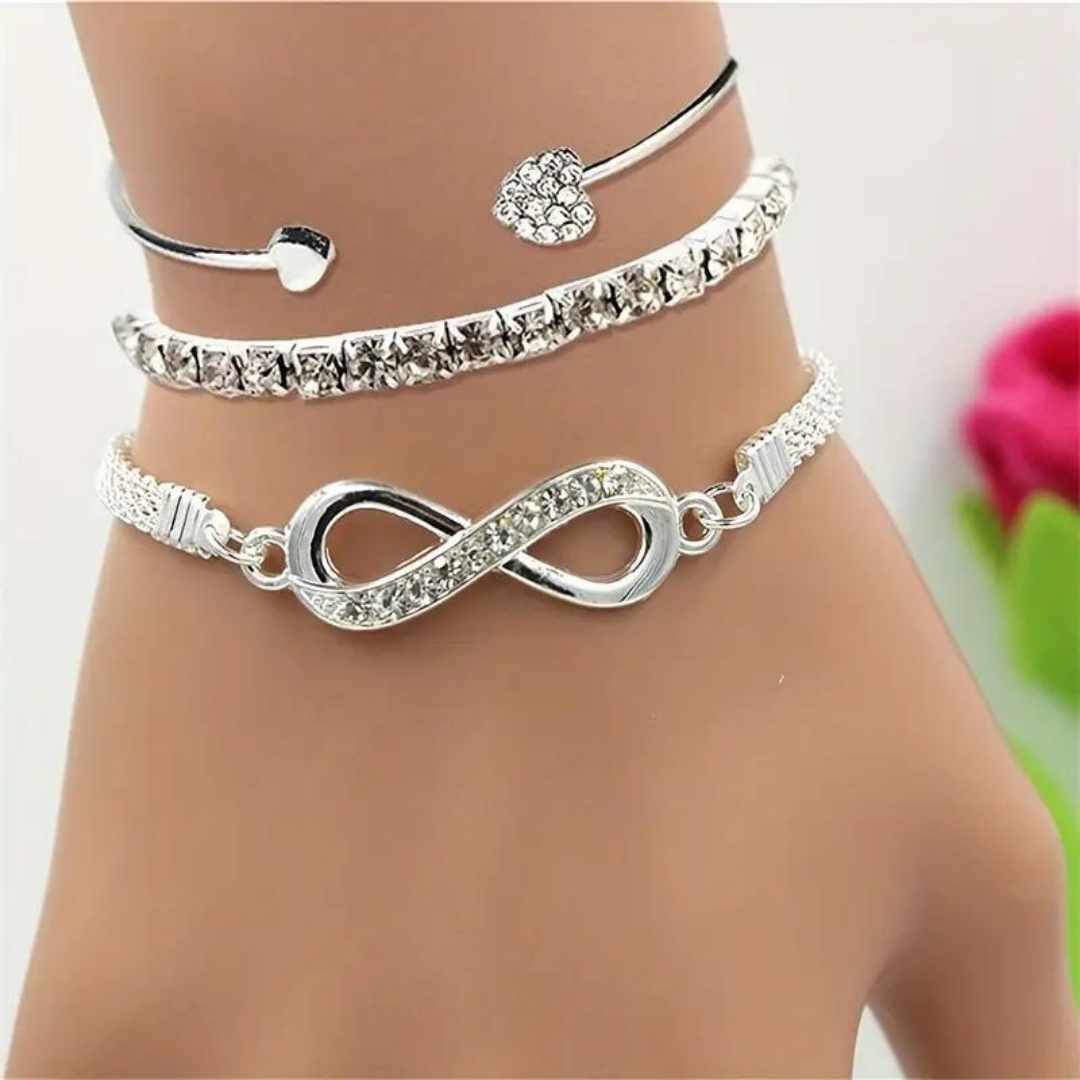ZeitloseLiebe | 3-Teiliges Armbandset