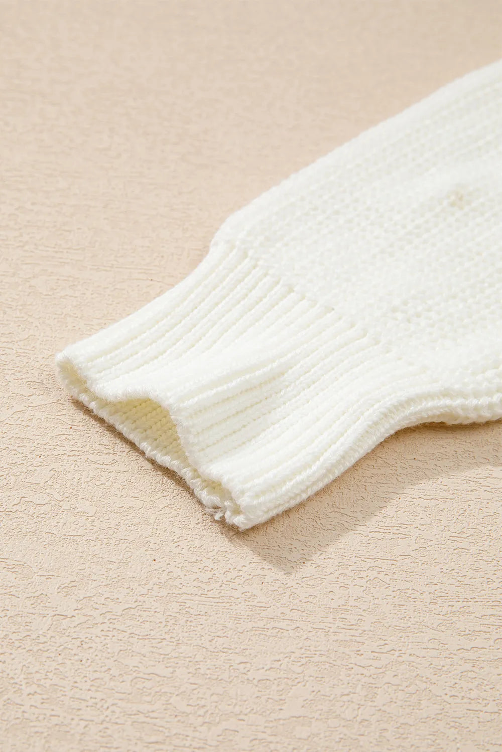 Weißer Fröhlicher und Heller Zuckerstangen-Text Weihnachts-Pullover