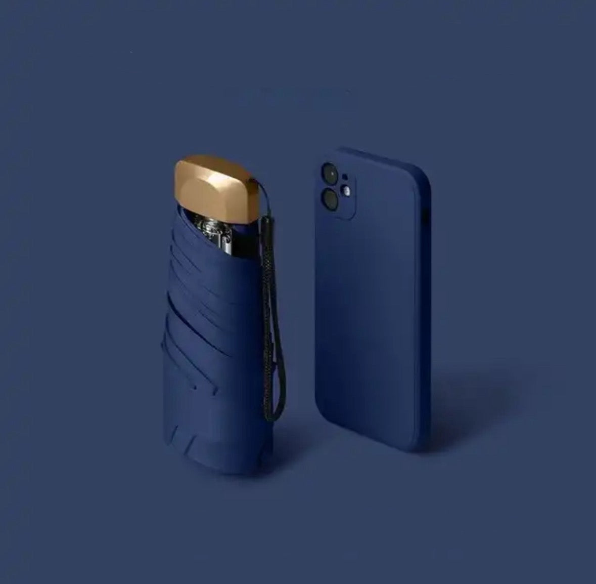 Kompakter Mini-Regenschirm – Tragbarer Regen- und Sonnenschutz für Unterwegs