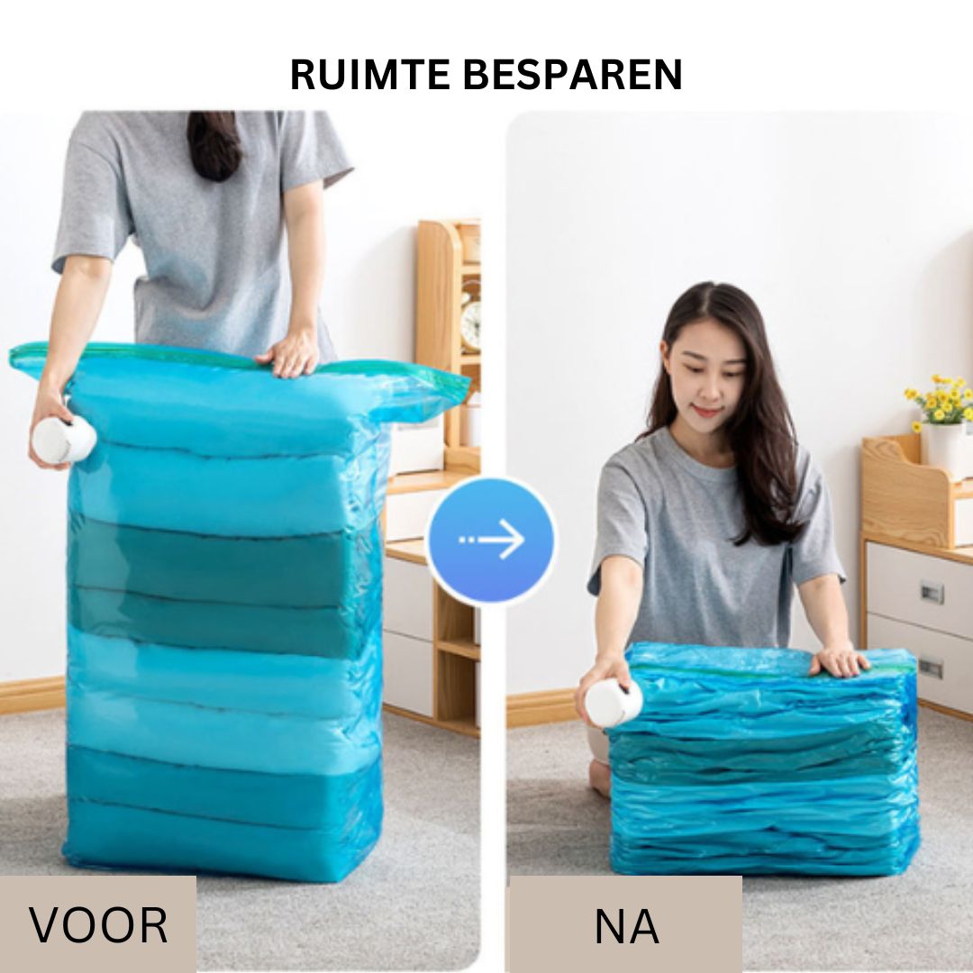 AirCompress Vakuumpumpe | Reduziert Volumen um bis zu 80%