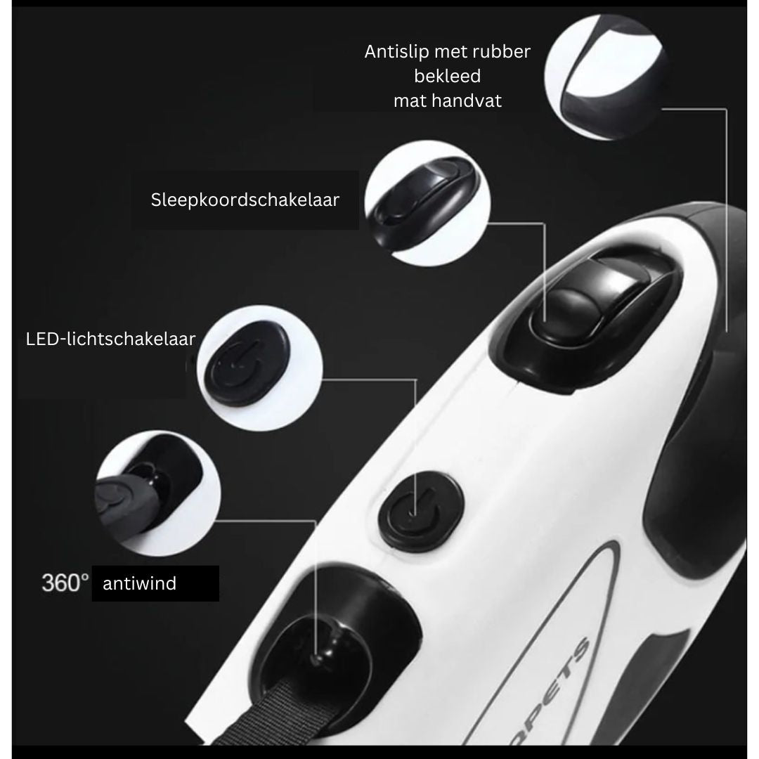 PetGuard| Einziehbare Hundeleine mit LED Licht