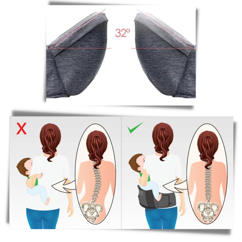 Baby Hüfttrage Sitz