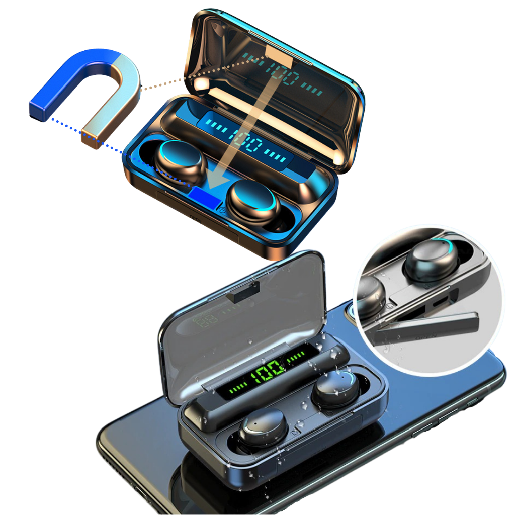 Bluetooth-Ohrhörer mit Ladebox