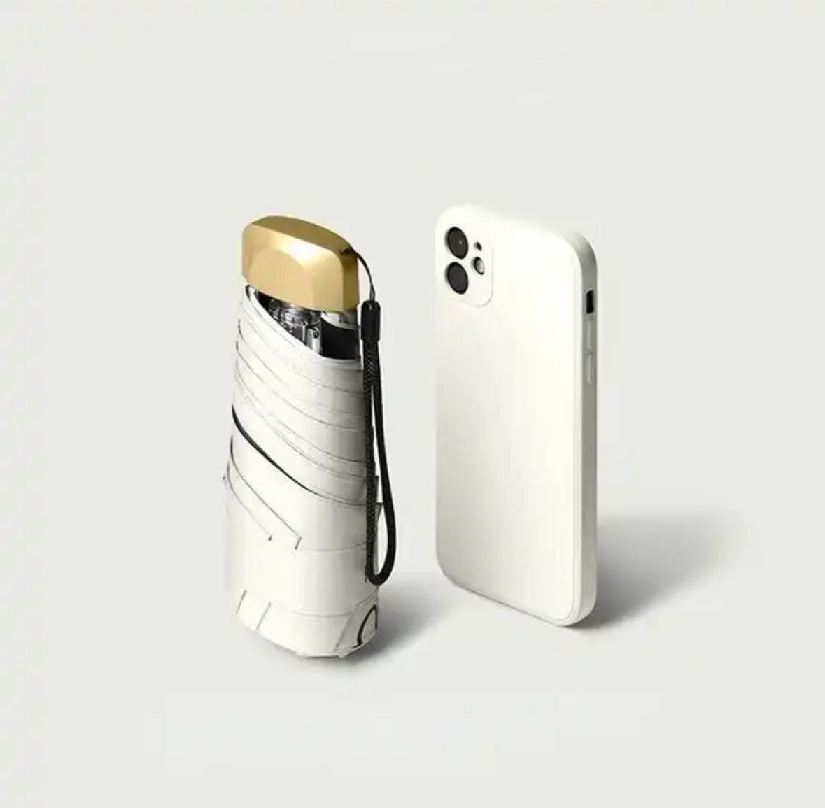 Kompakter Mini-Regenschirm – Tragbarer Regen- und Sonnenschutz für Unterwegs