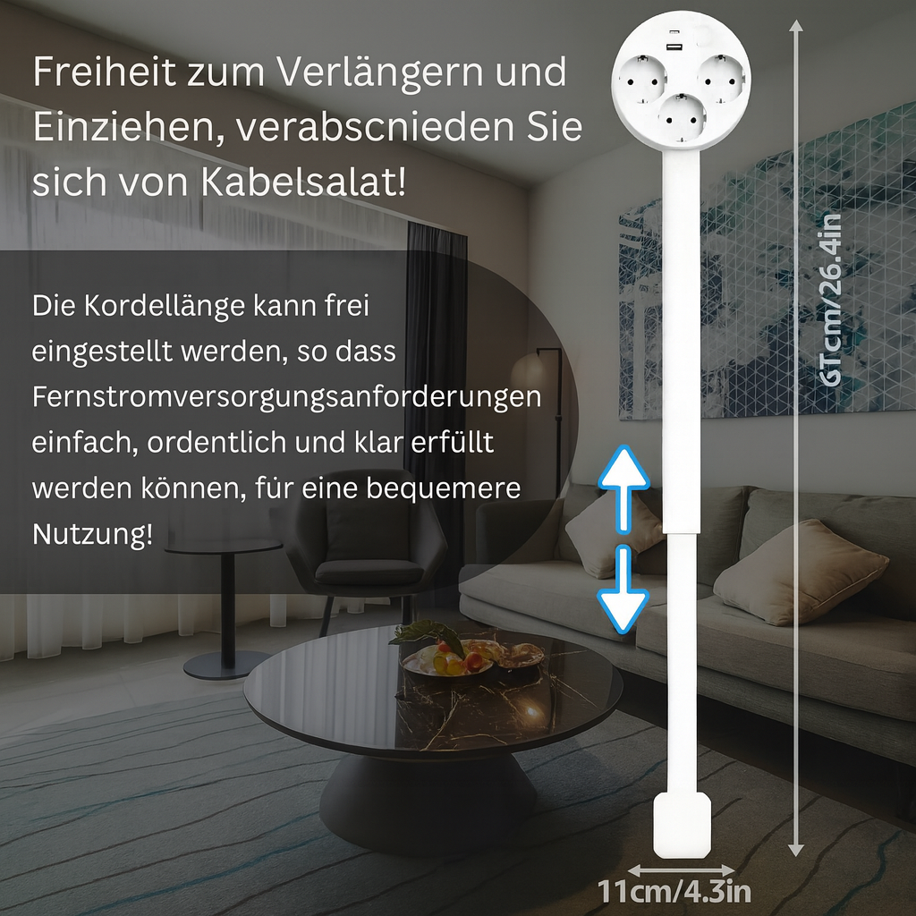 FlexiReach | Die intelligente und stilvolle Verlängerungssockel für ein modernes Zuhause