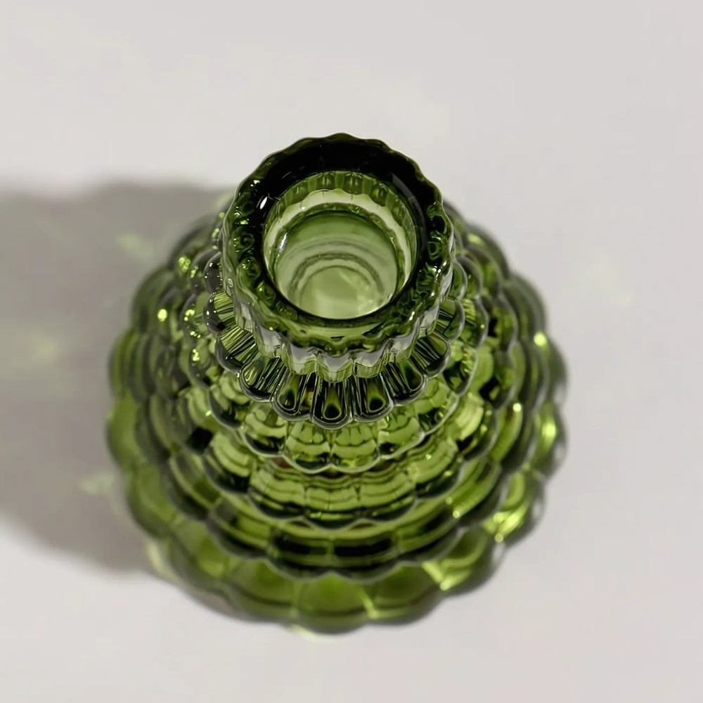 LumiTree Glas-Kerzenhalter-Set – 3-teilig Baumförmige Tischdekoration