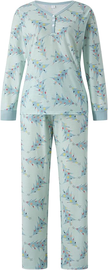 Holly Trees Matching Family Christmas Pajamas | Weihnachts-Pyjamas für Erwachsene, Kinder & Hunde
