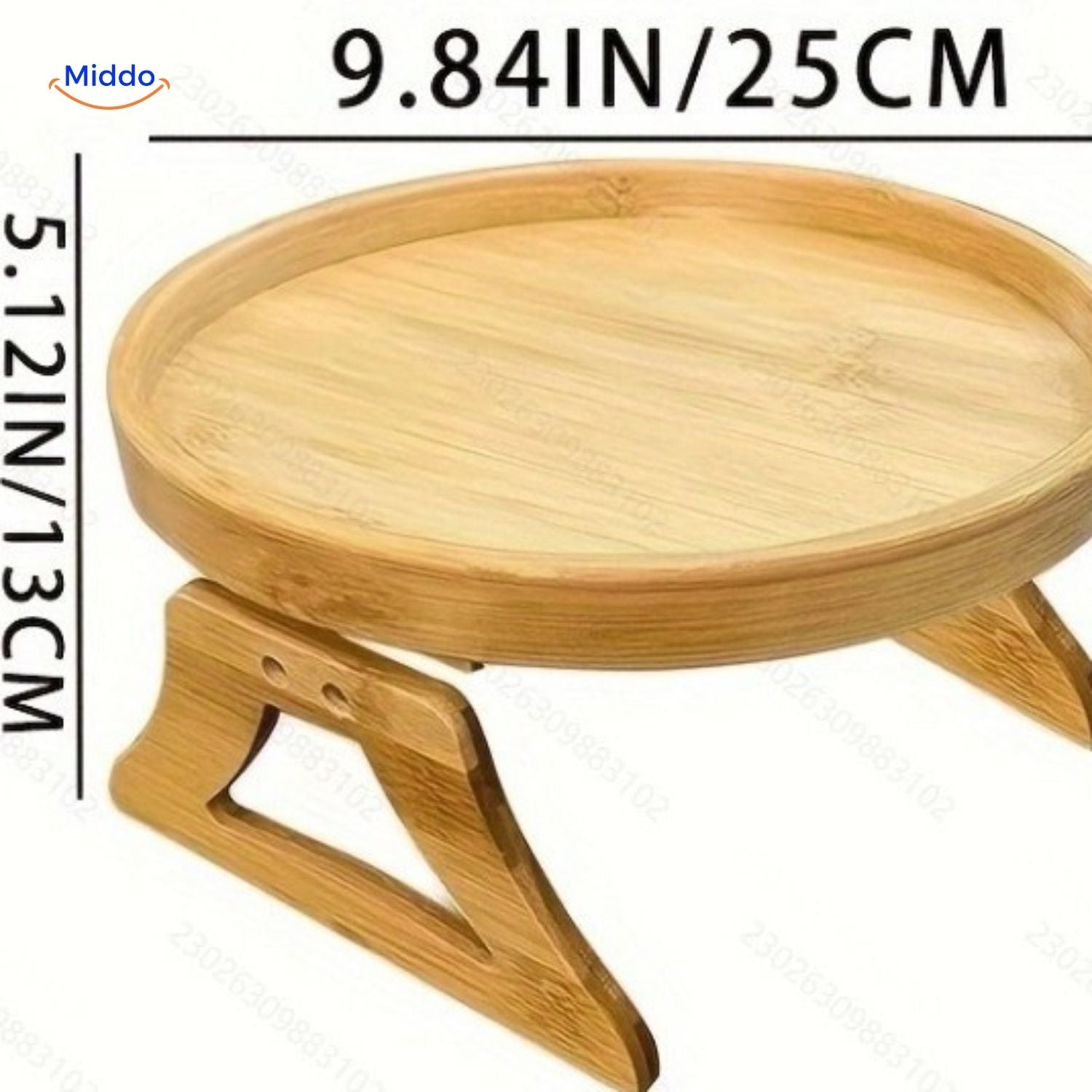 SitzGenuss Klapptisch | Praktischer Armlehnentisch für Snacks & Getränke