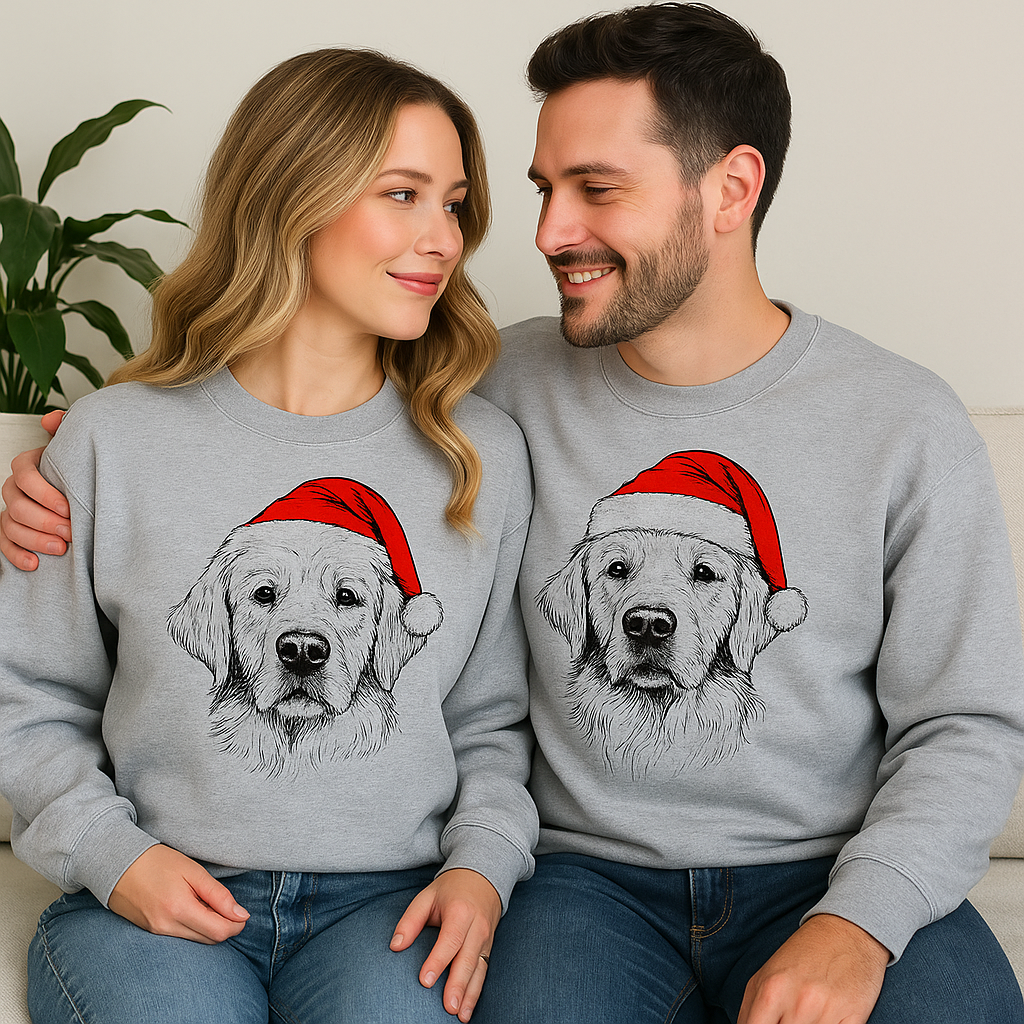 Santa Paws - Weihnachts-Hundepullover