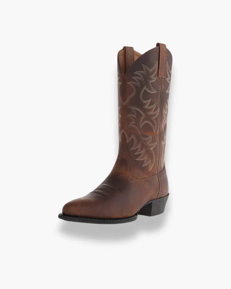 WestLine Damen Cowboystiefel – Klassisches Western Design mit Bequemem Sitz