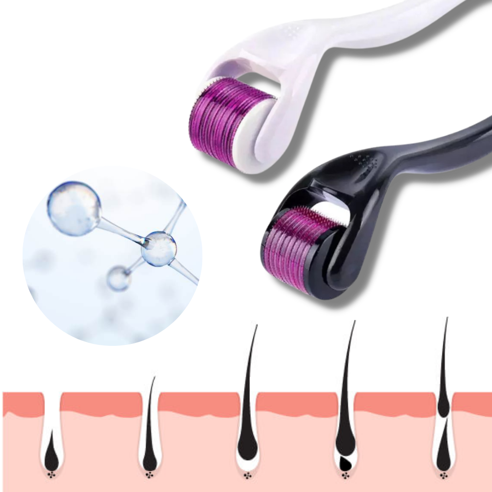Derma-Roller für Haar- und Bartwachstum